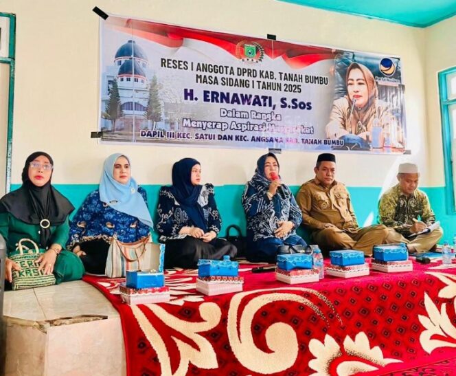
					Anggota DPRD Tanah Bumbu Gelar Reses I Tahun 2025 di Tiga Desa Kecamatan Satui.