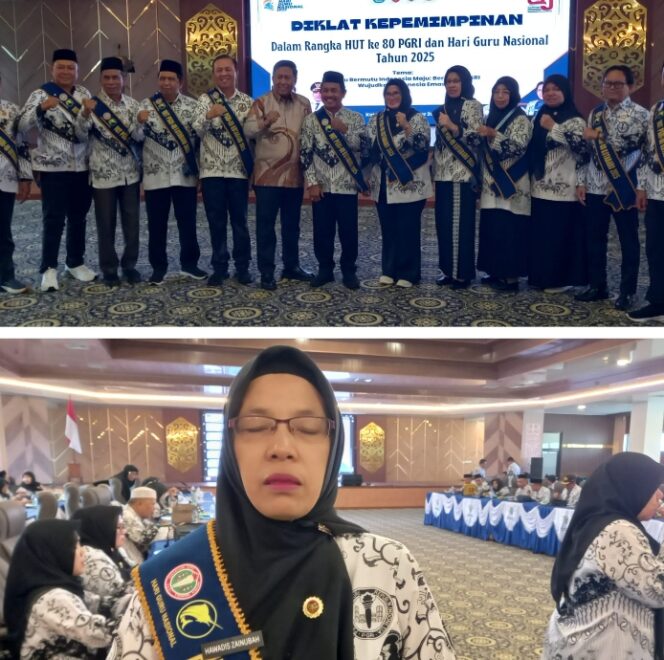 
					Pemkab Kotabaru Dan PGRI Kotabaru Laksanakan Diklat Kepemimpinan Se Kalsel.