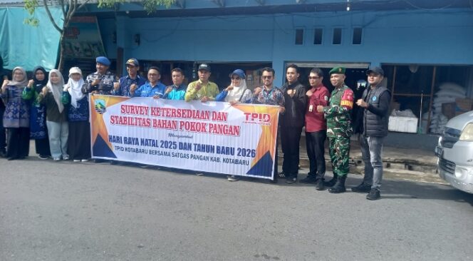 
					Tim TPID Dan Satgas Ketahanan Pangan Kotabaru Sidak Harga Bahan Pokok Jelang Natal Dan Tahun Baru .