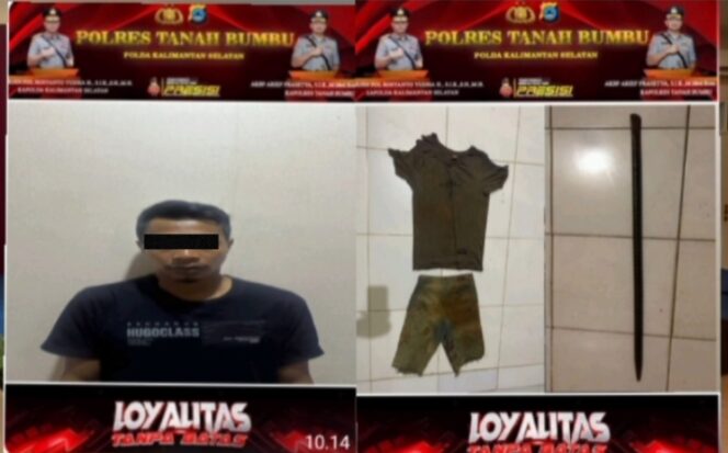 
					Dalam Waktu Kurang Dari 24 jam Polres Tanah Bumbu Berhasil Ungkap Kasus Pembunuhan di Mantewe