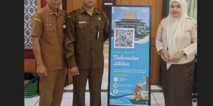 Modernisasi Literasi, Dispersip Kalsel Hadirkan Spot Baca Digital di 10 Titik Strategis