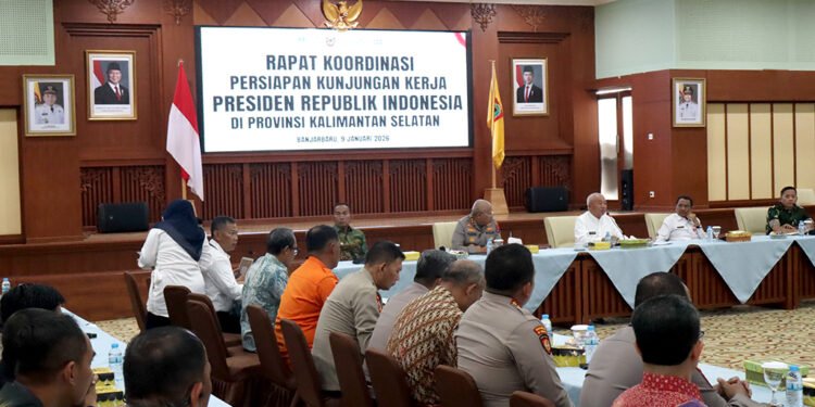 Presiden RI Dijadwalkan Kunjungi Kalsel 12 Januari 2026, Gubernur Muhidin Pastikan Persiapan 99 Persen Rampung