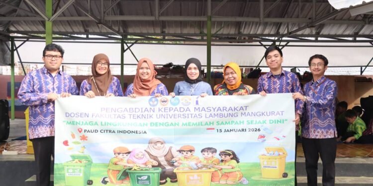 Dosen Fakultas Teknik ULM Lakukan Pengabdian Kepada Masyarakat Kepada PAUD Citra Indonesia
