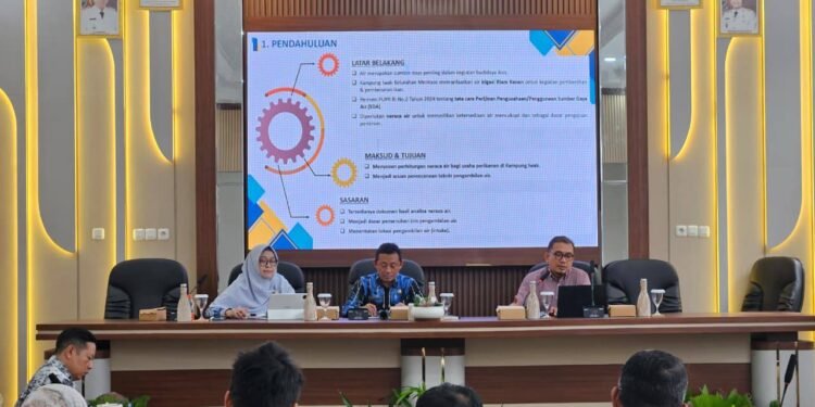 Dislutkan Kalsel Gelar Rakor Percepatan Fasilitasi Perizinan Pemanfaatan Air Irigasi Bagi Pembudidaya Ikan
