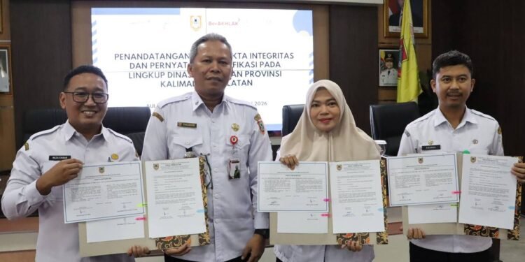 Dinkes Kalsel Teken Perjanjian Kinerja dan Pakta Integritas, Perkuat Komitmen Layanan Kesehatan 2026