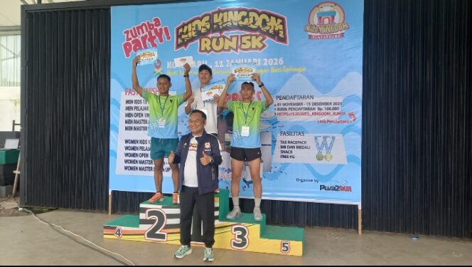 
					Awaludin Wakil Ketua Dewan Apresiasi Acara Lomba RUN 5K Kids Kingdom Playground.