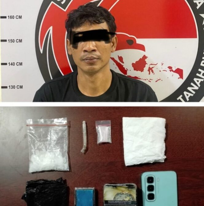 
					Polres Tanah Bumbu Kembali Mengungkap Kasus Peredaran Narkotika Jenis Sabu.