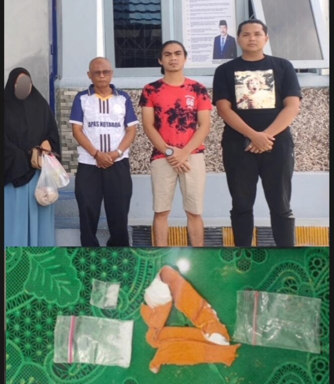 
					Gagalkan Penyelundupan Diduga Sabu , Petugas Lapas Kotabaru Bertindak Tahan  Tamu Kunjungan.