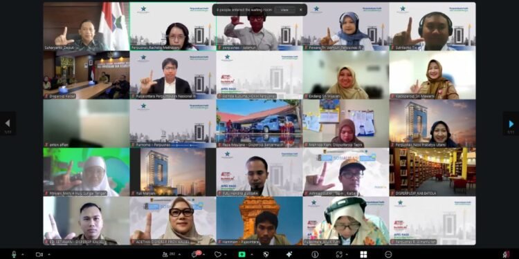 Perkuat Layanan Berbasis TIK, Dispersip Kalsel Kenalkan Koleksi Digital Perpustakaan
