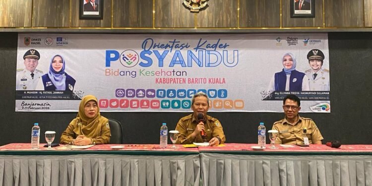 Dinkes Kalsel Perkuat Kapasitas Kader Sebagai Ujung Tombak Pelayanan Kesehatan di Tingkat Desa dan Kelurahan