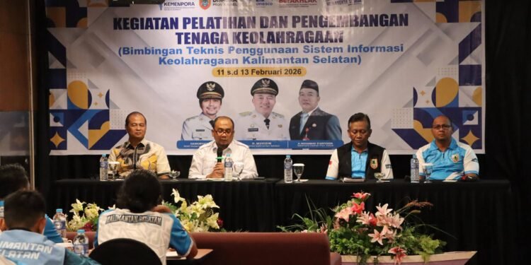 Dispora Kalsel Kembangkan Sistem Informasi Keolahragaan, Perkuat Basis Data Atlet dan Cabor