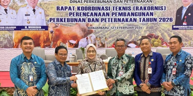 Disbunnak Kalsel Gelar Rakortek Perencanaan Pembangunan Perkebunan dan Peternakan Tahun 2025