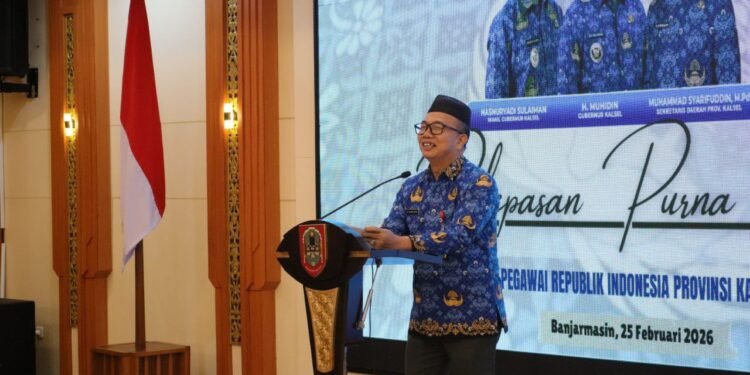 Pemprov Kalsel Lepas 50 Anggota KORPRI Purna Tugas, Sekda Apresiasi Dedikasi ASN