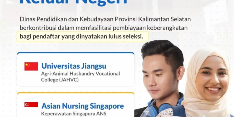 Realisasi Janji Gubernur Kalsel, Disdikbud Kalsel Fasilitasi Beasiswa Perkuliahan Luar Negeri