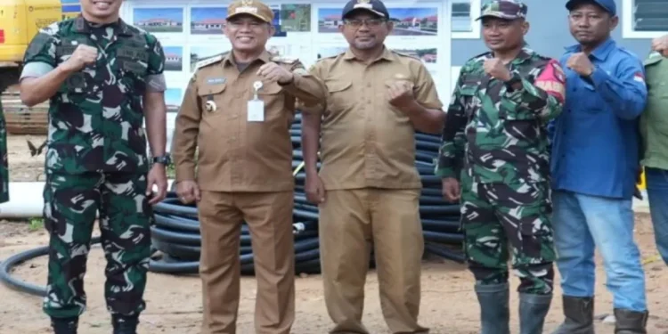 Bupati Tinjau Progres Yonif TP 884/Sa-ijaan di Kotabaru, Dukung Penguatan Pertahanan dan Ekonomi Lokal