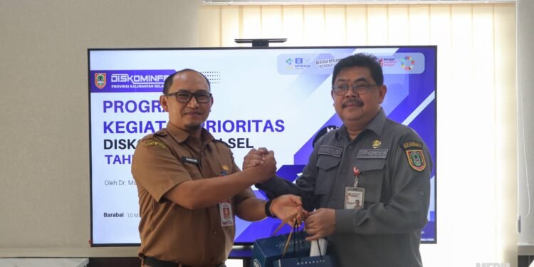 Bangun Kolaborasi Digital Daerah, Diskominfo Kalsel Koordinasi dengan Diskominfo HST