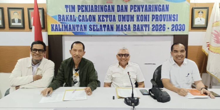 Tim Penjaringan KONI Kalsel Resmi Buka Pendaftaran Calon Ketua Umum 2026–2030