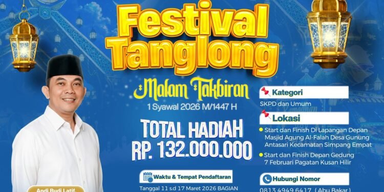 Pemkab Tanah Bumbu Gelar Festival Tanglong Malam Takbiran, Hadiah Rp132 Juta