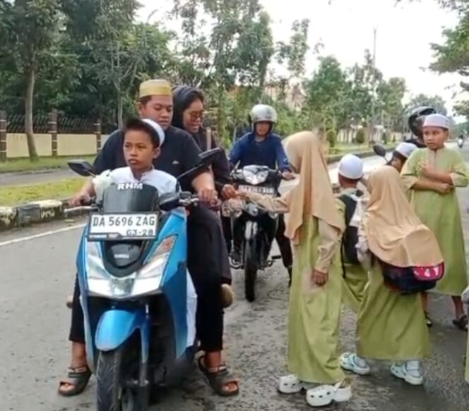 
					Wujudkan Rasa Syukur, Santri TK/TPA Kelurahan Gunung Tinggi Tebar Kebahagiaan Lewat Aksi Berbagi Takjil.
