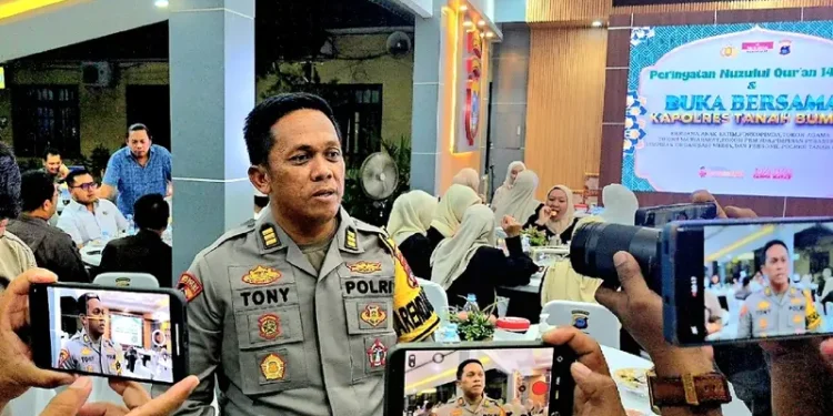 Polres Tanah Bumbu Sediakan Internet Starlink di Posko Tamunih Atasi Wilayah Blank Spot