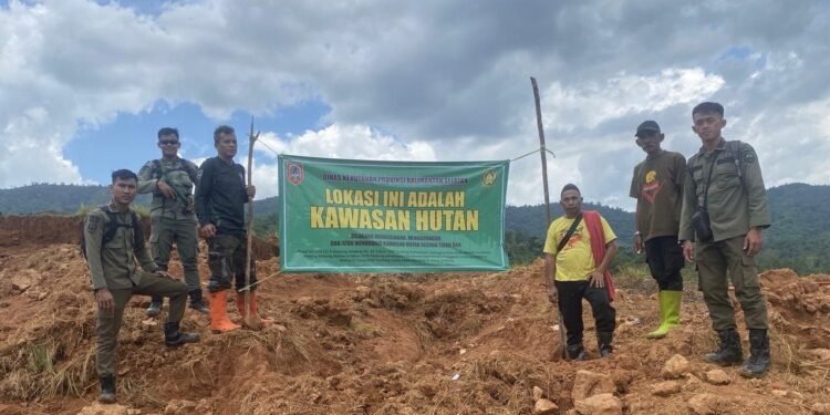 Pendekatan Humanis, Dishut Kalsel Tertibkan PETI di Tahura Sultan Adam