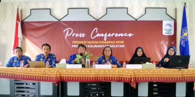 BMKG Kalsel: Musim Kemarau 2026 Datang Lebih Awal dan Cenderung Lebih Kering