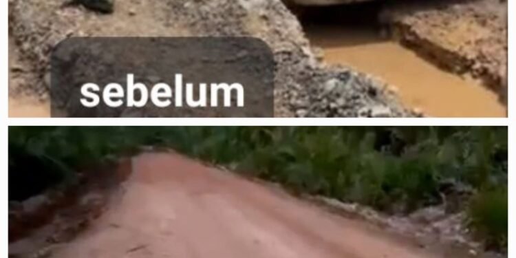 Bupati Kotabaru Gerak Cepat Turunkan Alat Berat Perbaiki Jalan Penghubung Desa
