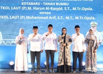 Bupati Andi Rudi Latif Apresiasi dan Sampaikan Harapan pada Pisah Sambut Danlanal Kotabaru–Tanah Bumbu