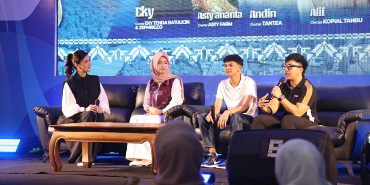 Talkshow Entrepreneur, Andi Irmayani Apresiasi Generasi Muda Tanbu Berinovasi