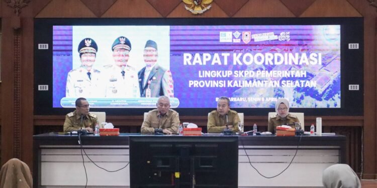 Pemprov Kalsel Evaluasi Serapan Anggaran Triwulan I, Gubernur Targetkan Capai 50 Persen di Triwulan II