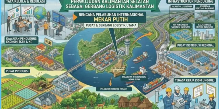 Gubernur Muhidin Paparkan Proyek Strategis Kalsel, Dari Jembatan Pulau Laut Hingga KEK Mekar Putih
