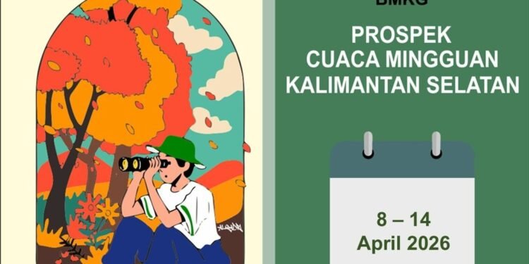 BMKG: Waspada Cuaca Ekstrem dan Gelombang Pasang, Kalsel Diguyur Hujan Sepekan ke Depan