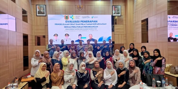 Perkuat Kepatuhan Regulasi, Dinkes Kalsel Evaluasi Pengelolaan Obat dan Pelayanan Kefarmasian
