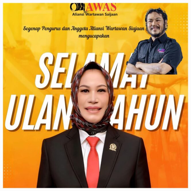 
					Ketua AWAS Ucapkan Selamat Ulang Tahun kepada Ketua DPRD Kotabaru, Suwanti
