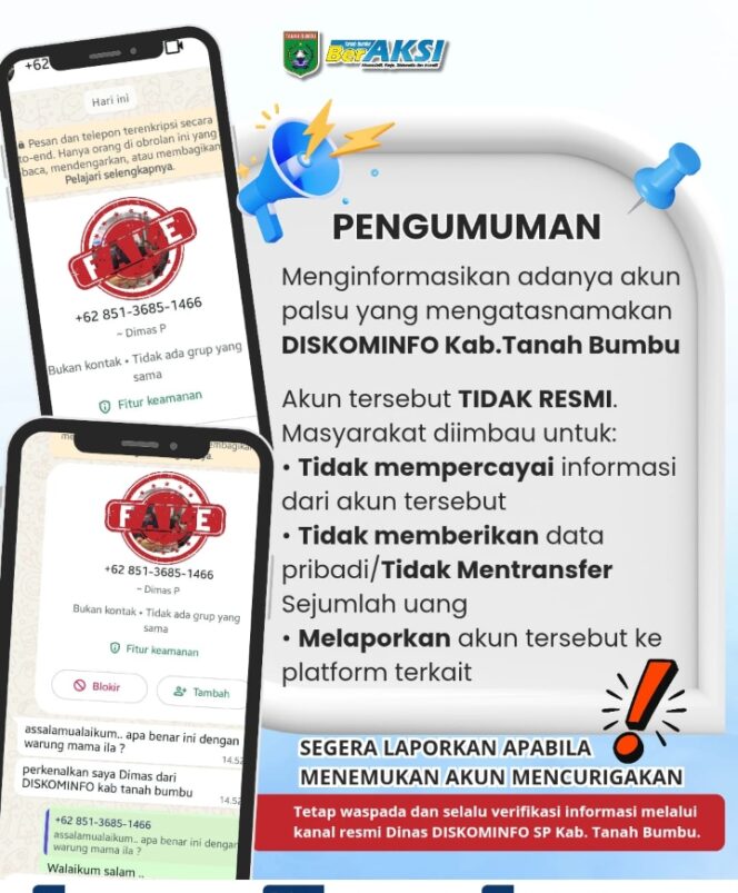 
					Waspada Modus Penipuan Pesanan Catering di Tanah Bumbu.