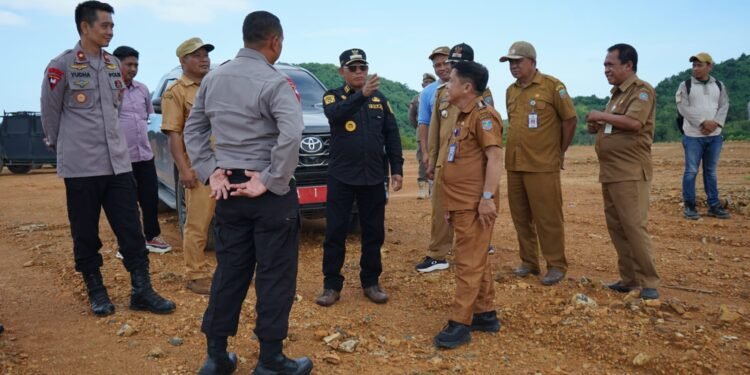 Wujudkan Pemerataan Pembangunan, Bupati Kotabaru Tinjau Lahan Pemda