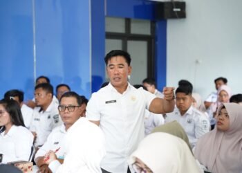 Diskominfo SP Tanbu Gelar Monev PPID dan SP4N-LAPOR! untuk Tingkatkan Layanan Informasi dan Pengaduan Publik
