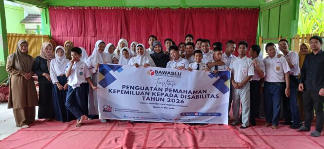 
					Wujudkan Pemilu Inklusif 2026, Bawaslu Tanah Bumbu Beri Penguatan Pemahaman Hak Pilih di SLBN Tanah Bumbu