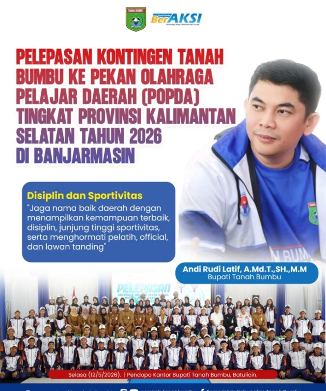 
					Bukan Sekadar Bertanding, Pemkab Tanbu Bangun Karakter Lewat POPDA Kalsel 2026