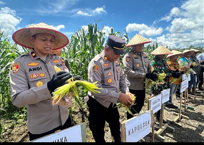 
					Polres Tanah Bumbu Ikuti Panen Raya Jagung Serentak dan Launching SPPG Polri.