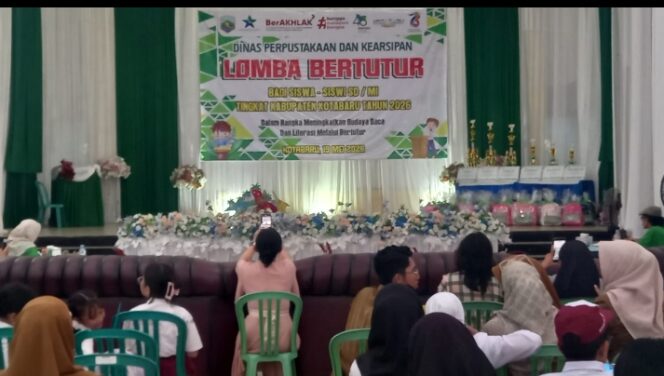 
					Menyambut Hari Jadi Kotabaru ke -76, Dispersip Kotabaru Gelar Lomba Bertutur