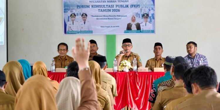 Kecamatan Kusan Tengah Gelar Forum Konsultasi Publik, Libatkan Masyarakat dan UMKM Bahas Kualitas Layanan