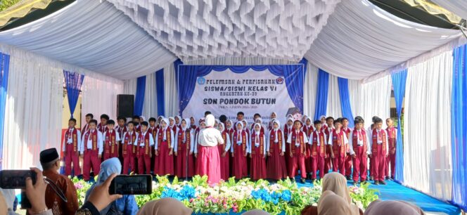 
					SDN Pondok Butun Gelar acara Pelepasan dan Perpisahan Siswa/Siswi Kelas VI Angkatan 39, Tahun Ajaran 2025/2026.