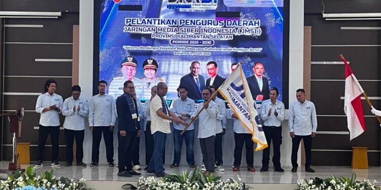 Pemkab Kotabaru Hadiri Pelantikan JMSI Kalsel 2026–2031 Dukung Penguatan Media Siber