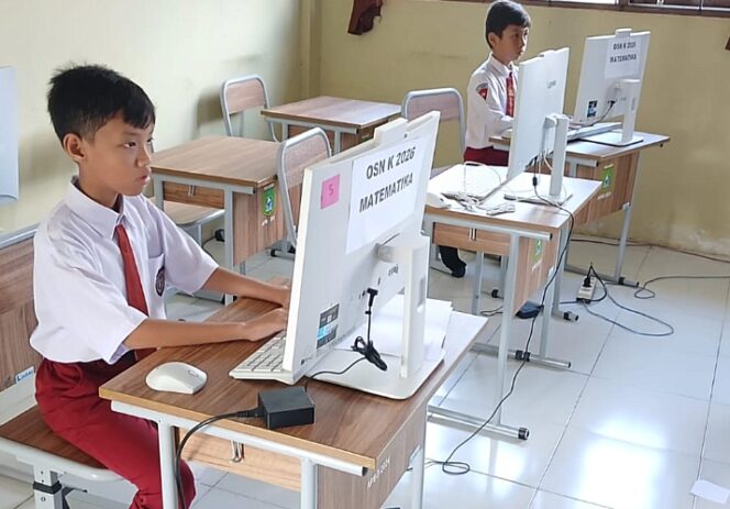 
					Sejumlah Siswa Terpilih SDN Pondok Butun  Ikuti OSN Matematika Dan IPA Tingkat Kabupaten Secara Daring