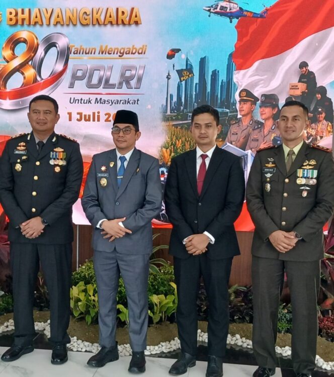 
					Hadiri HUT Bhayangkara ke-80, Ketua DPRD Andrean Atma Maulani, S.H. Apresiasi Dedikasi Kepolisian