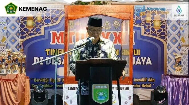 
					Kepala Kemenag Tanah Bumbu Tutup Secara Resmi MTQN Ke-XXII Tingkat Kecamatan Satui di Desa Pendamaran Jaya