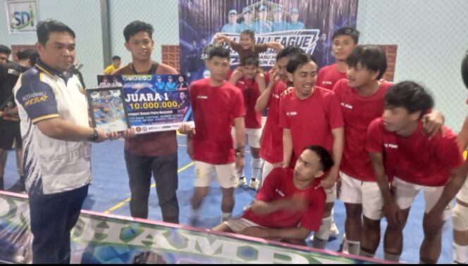 
					Club PT.PSM juara Saijaan League Futsal Competition 2026