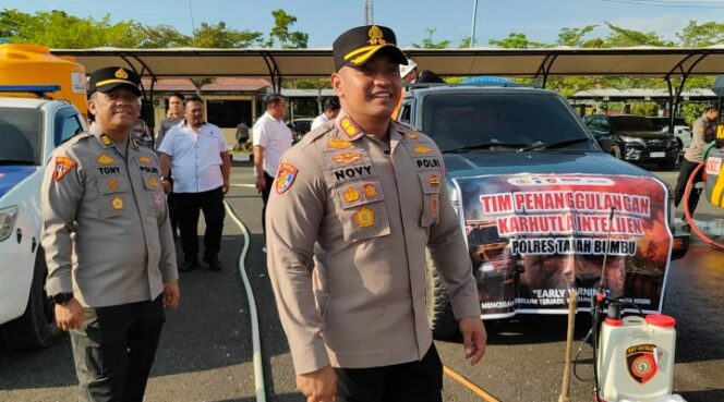 
					Polres Tanah Bumbu Gelar Apel Siaga Penanggulangan Bencana Karhutla Tahun 2026