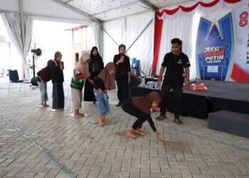 Lomba Estafet Kardus Aksi Merah Putih HUT ke-81 RI, Simbol Gotong Royong dan Kebersamaan